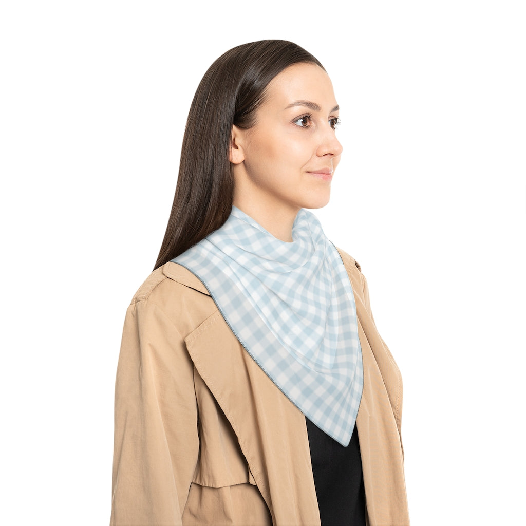 I Dream of Gingham Scarf in Blue