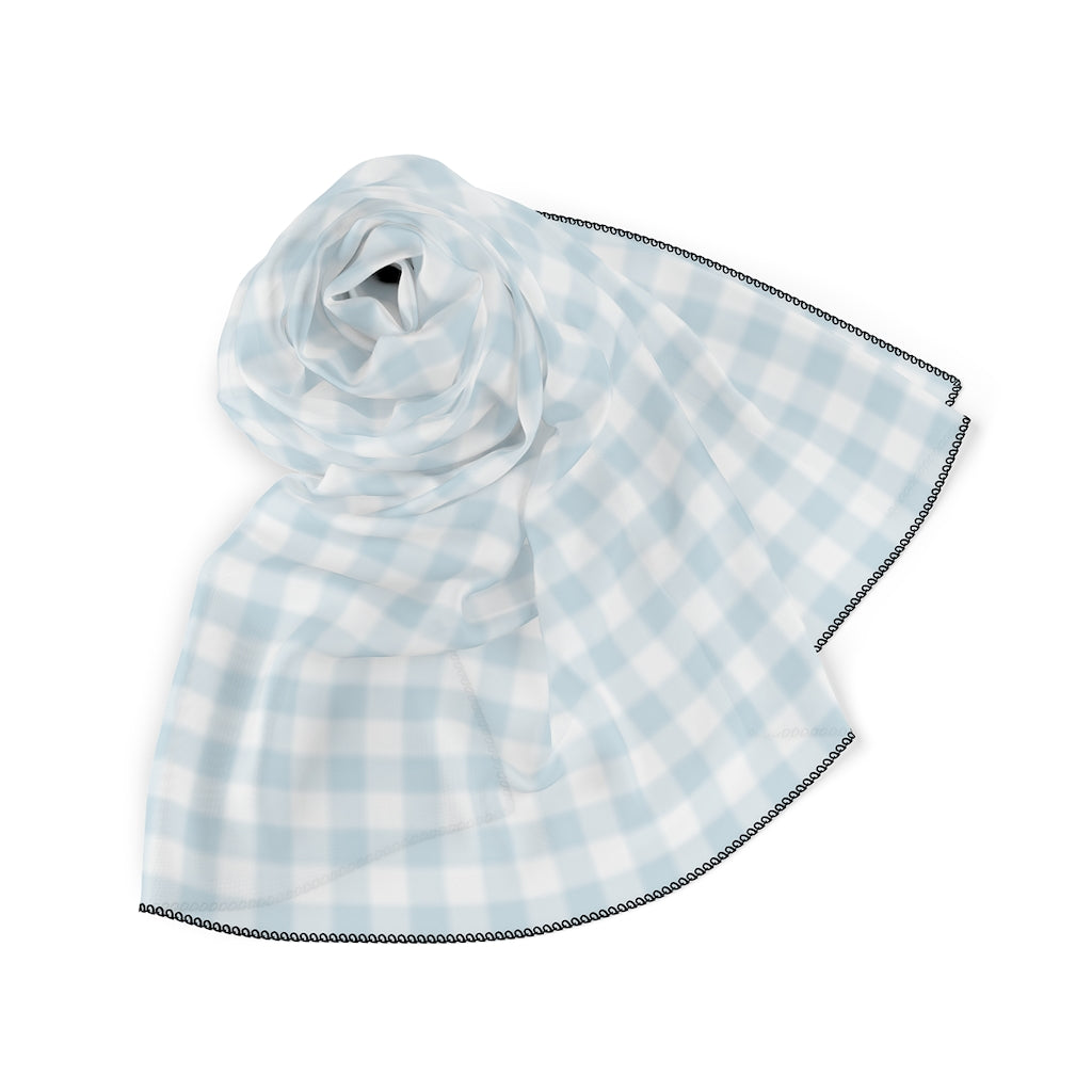 I Dream of Gingham Scarf in Blue