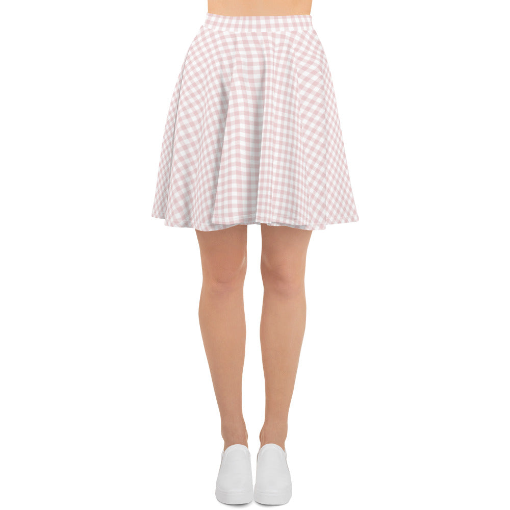 I Dream of Gingham Skirt in Pink