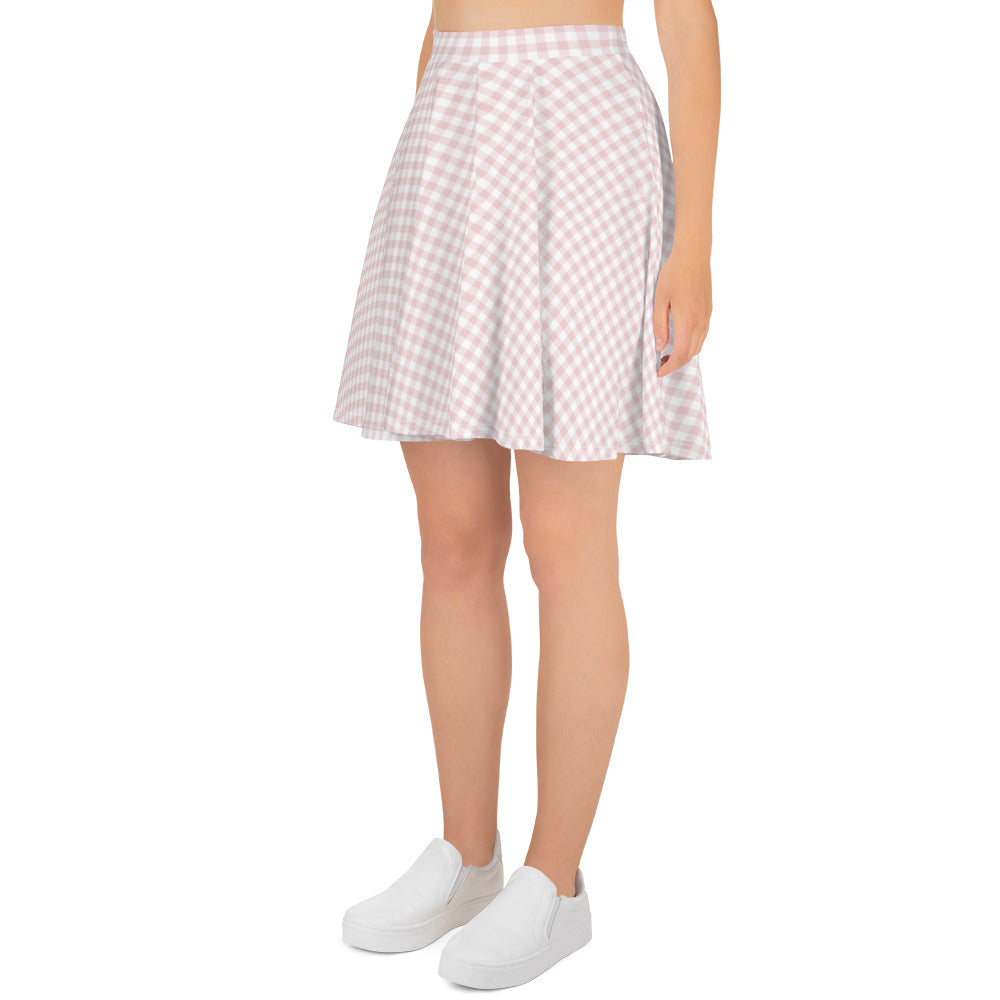 I Dream of Gingham Skirt in Pink