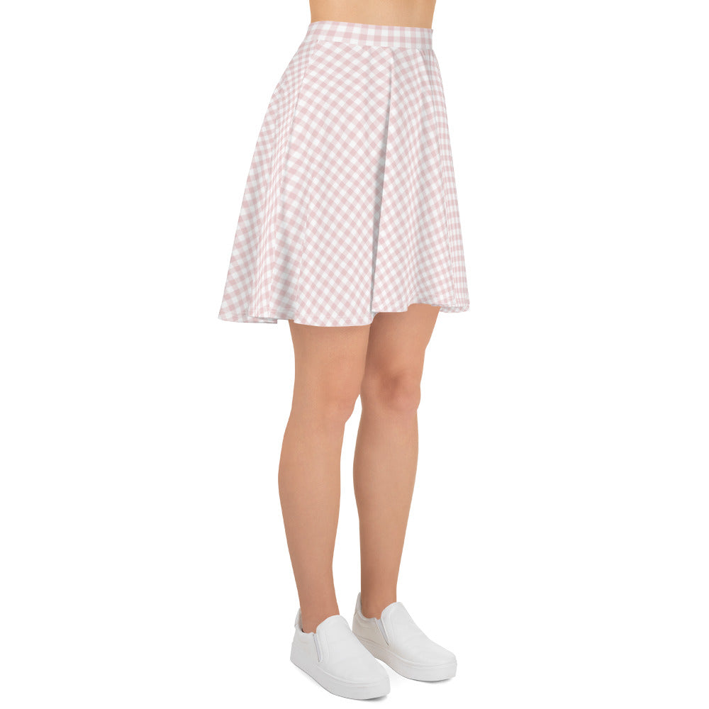 I Dream of Gingham Skirt in Pink