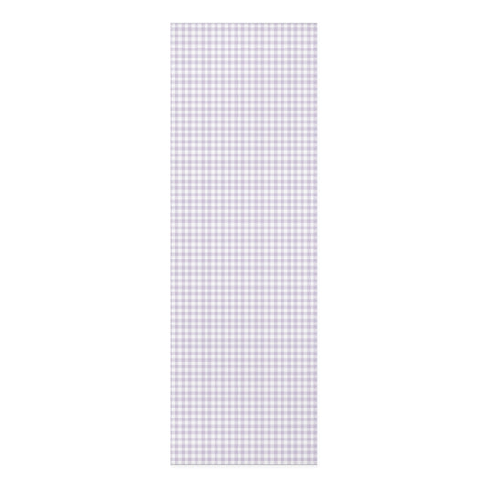 I Dream of Gingham Foam Yoga Mat in Lavender