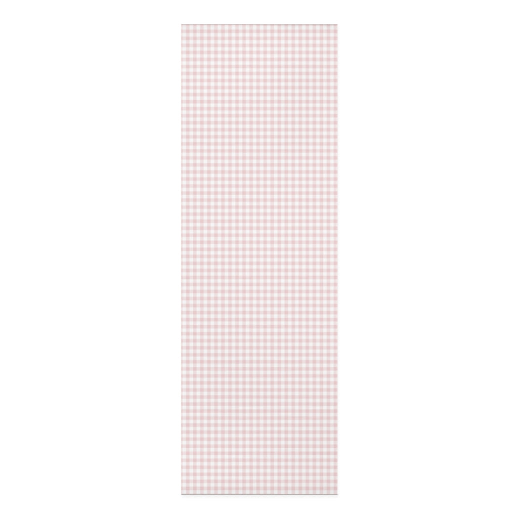 I Dream of Gingham Foam Yoga Mat in Pink